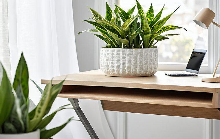 가구디자인과 홈 오피스 디자인 - **Prompt 1: The Serene and Productive Home Office**
    "A bright, modern, and highly organized home...