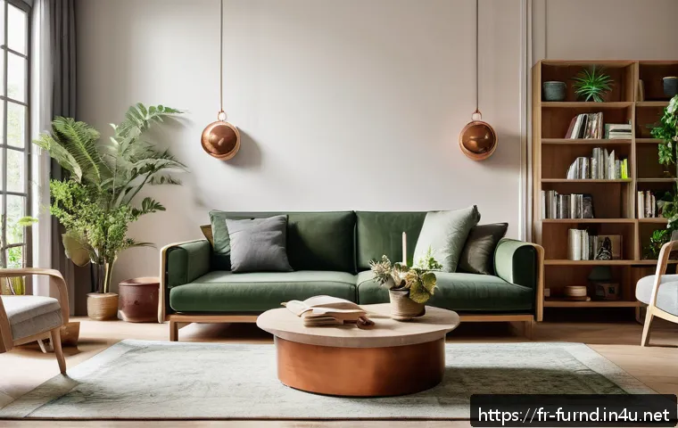가구디자인과 거실 인테리어 - A modern multifunctional living room designed for a French apartment, featuring a high-quality conve...