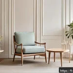 가구디자인 제품 가격 책정법 - A luxurious artisan-designed unique piece of furniture in a modern French living room, showcasing a ...