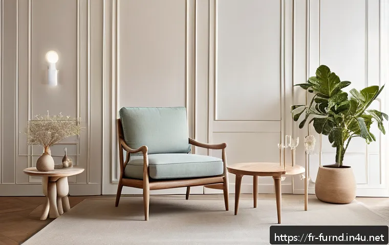 가구디자인 제품 가격 책정법 - A luxurious artisan-designed unique piece of furniture in a modern French living room, showcasing a ...